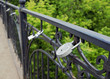 The metal lock The metal lock