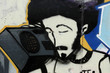 man with radio
