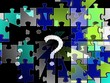 farbige Puzzleteile