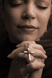 woman praying
