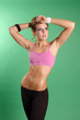 sexy girl exercising