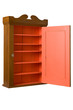 Antique Wooden Cabinet - 3/4 Right - Open Door Antique Wooden Cabinet - 3/4 Right - Open Door