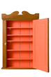 Antique Wooden Cabinet with Open Door Antique Wooden Cabinet with Open Door