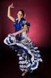 Spanish motion in blue Spanish motion in blue