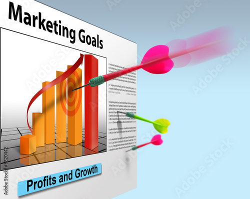 Illustration: Marketing business sales Marketing business sales