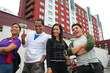 friends in pose