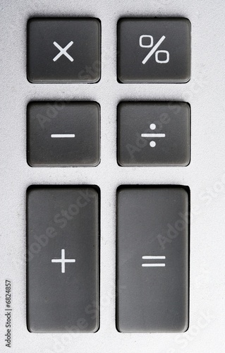 Photo: Calculator buttons Calculator buttons
