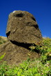 Portrait rapproché d'une statue