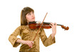 girl with violin