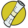 newspaper roll newspaper roll