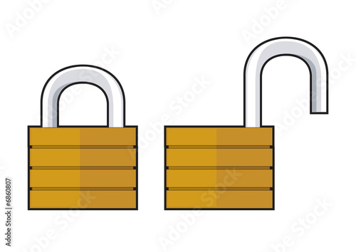 Illustration: Padlock Padlock