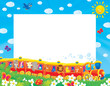 Summer photo-frame / background