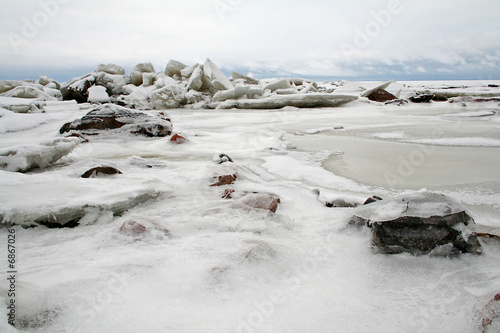 Foto: STONES LANDSCAPE ICE SEA STONES LANDSCAPE ICE SEA