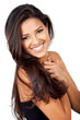 happy woman smiling