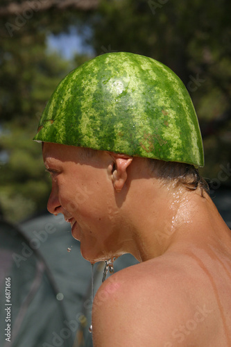 Foto: Die fruchtig frische Melonenkappe Die fruchtig frische Melonenkappe