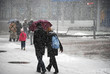 Couple under the snow Couple under the snow