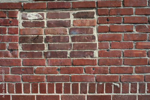 Photo: mattoni rossi di un muro mattoni rossi di un muro
