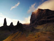 Old Man of Storr on Scottish Island Skye Old Man of Storr on Scottish Island Skye