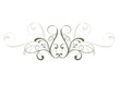flower arabesque - vector shape