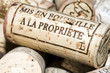 bouchon - mis en bouteille à la propriété