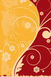 Grunge Floral Background