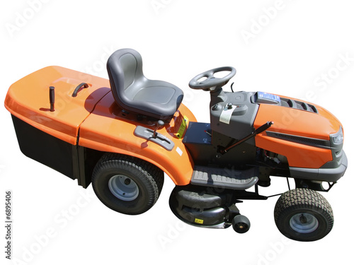Photo: lawn-mower isolated lawn-mower isolated