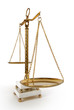 Vintage scales of justice