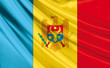 Drapeau de la Moldavie