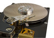 opened hard disk drive