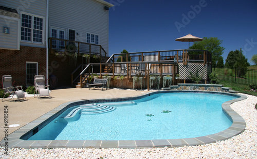 Garden Pool in Suburbs