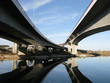 Crossing highway viaducts Crossing highway viaducts