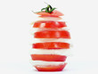 Pila di pomodoro e mozzarella Pila di pomodoro e mozzarella