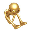 Golden Man Crying