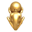 Golden Man Crying
