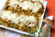 Food,mushroom musaka with mixed vegetables gratinated