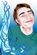 Young man happy and enjoying the moment Young man happy and enjoying the moment