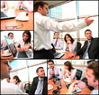 business group brainstorming 