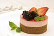 Pink and brown cake Pink and brown cake
