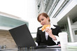 Woman at Computer