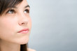 Girl looking up