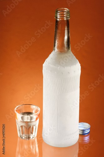 Photo: frozen vodka frozen vodka