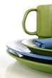 Green and Blue Tableware