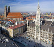 München Marienplatz und Frauenkirche