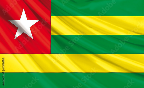 Illustration : Drapeau du Togo Drapeau du Togo