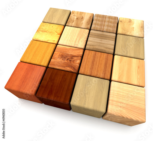Illustration: Cube Wood 002 Cube Wood 002
