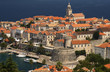 View on the historical part of Korcula View on the historical part of Korcula