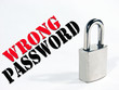 Wrong password