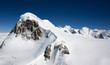 Peak in Alps. Top of the world Peak in Alps. Top of the world