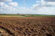 Terre labourée dans l'Aisne,Picardie
