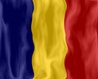 roumanie drapeau froissé romania crumpled flag